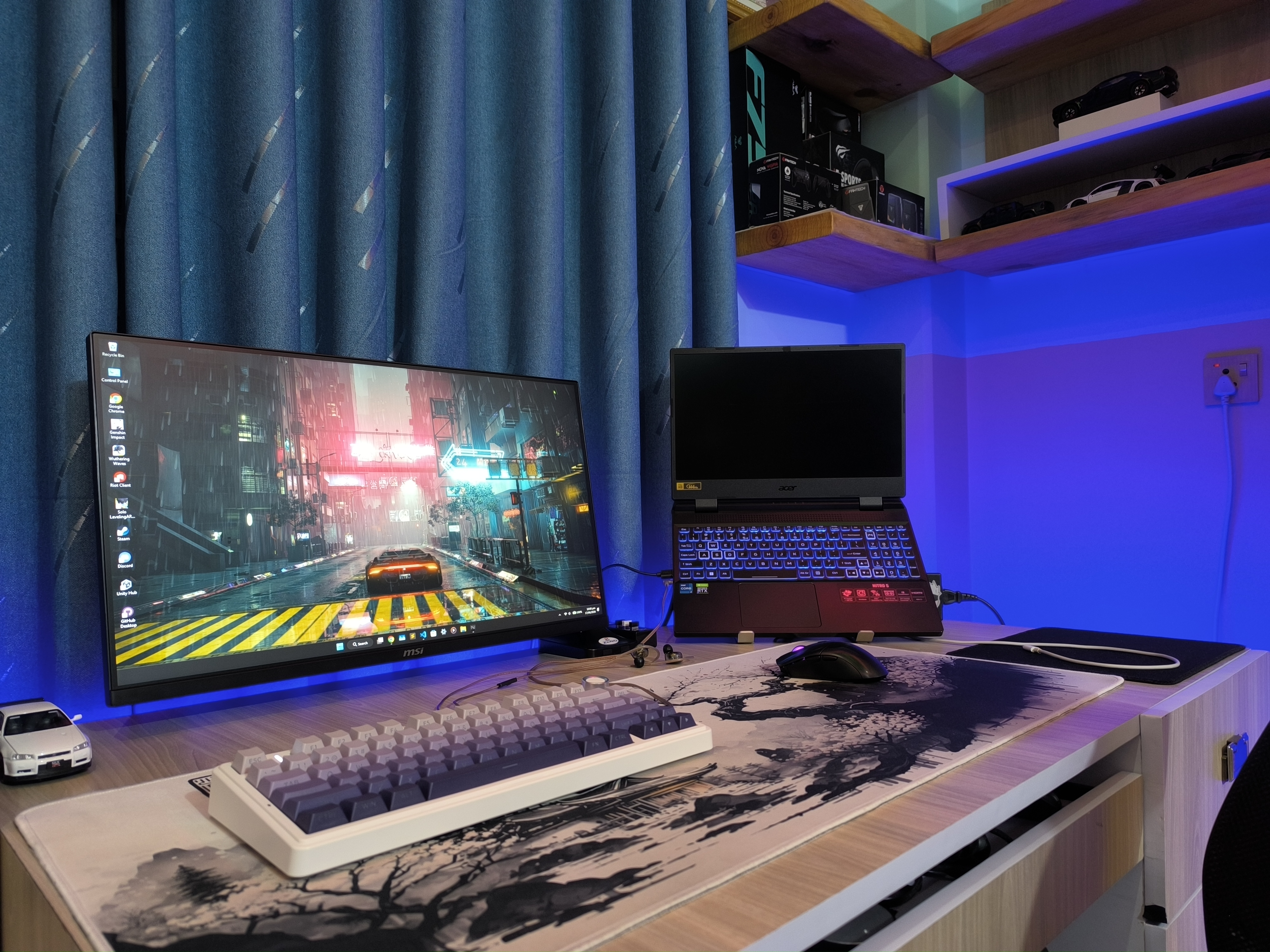 Workstation setup preview
